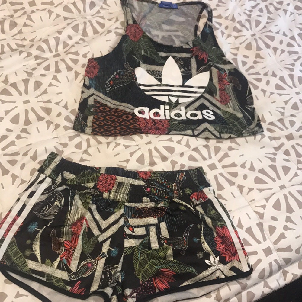 Adidas short set